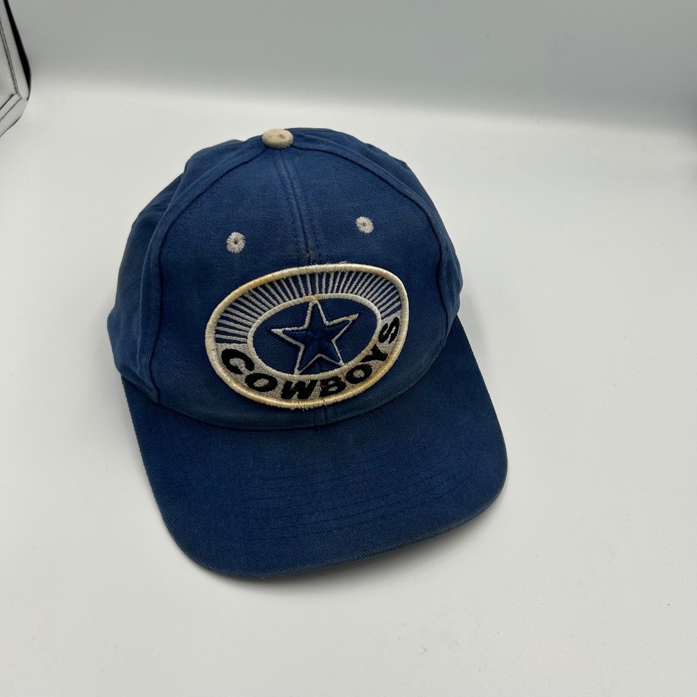 Team NFL Dallas Cowboys Hat Mens OSFM Blue Vintage Drew Pearson Snapback Cap